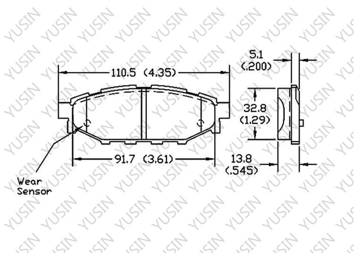 GDB3373 Rear Brake Pad