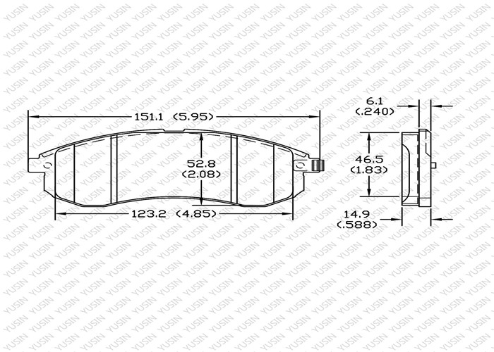 GDB3380 Front Brake Pad