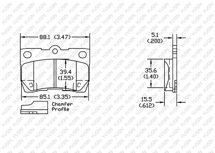 GDB3399 Rear Brake Pad