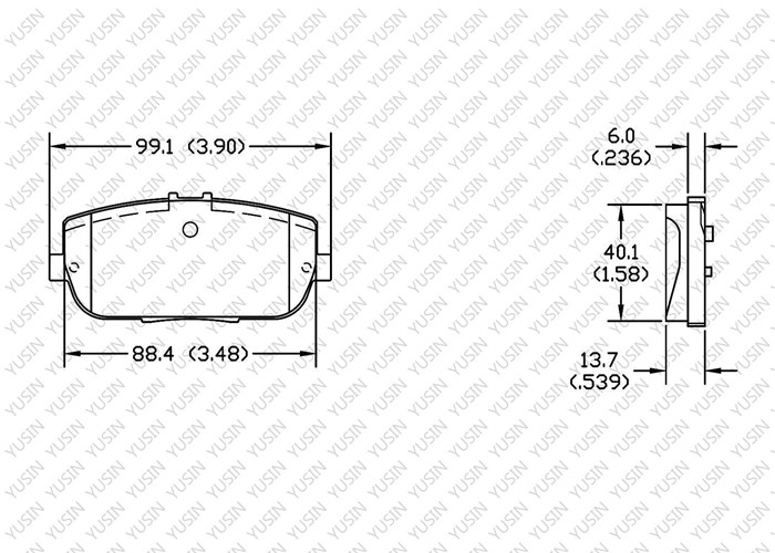 GDB3402 Front Brake Pad