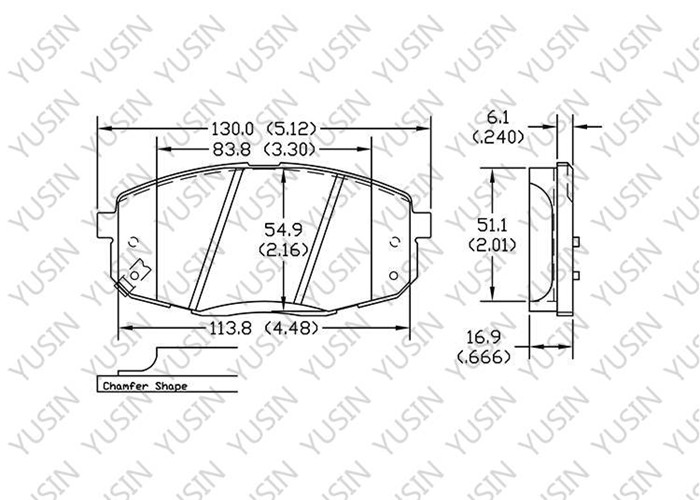 GDB3450 Front Brake Pad