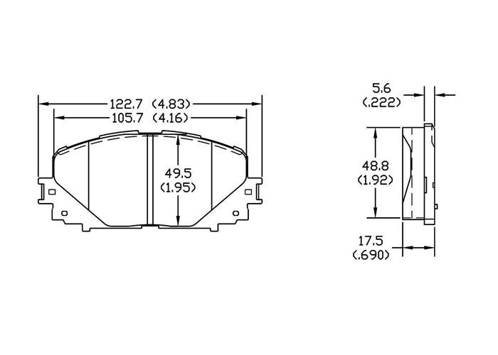 GDB3460 Front Brake Pad