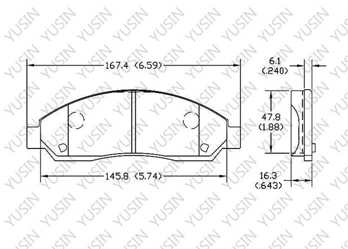 GDB3466 Front Brake Pad