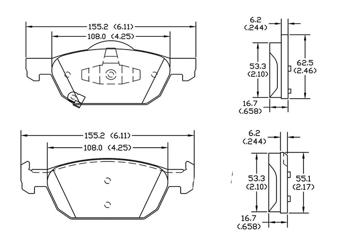 GDB3476 Front Brake Pad