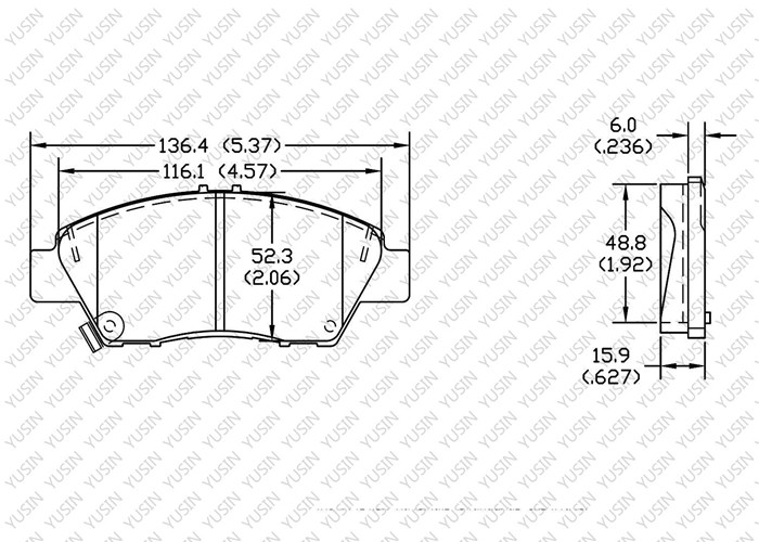 GDB3493 Front Brake Pad