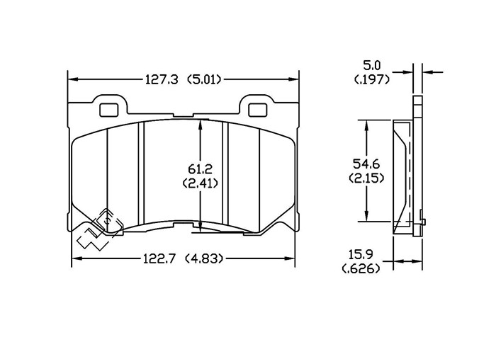 GDB3505 Front Brake Pad