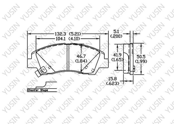 GDB3618 Front Brake Pad