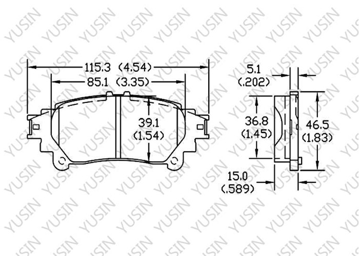 GDB4174 Rear brake pad