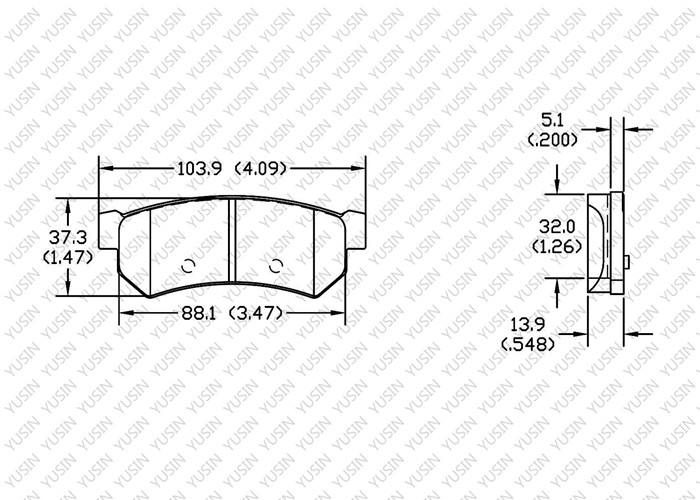 GDB4178 Rear Brake Pad