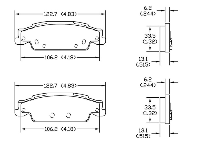 GDB4453 Rear Brake Pad