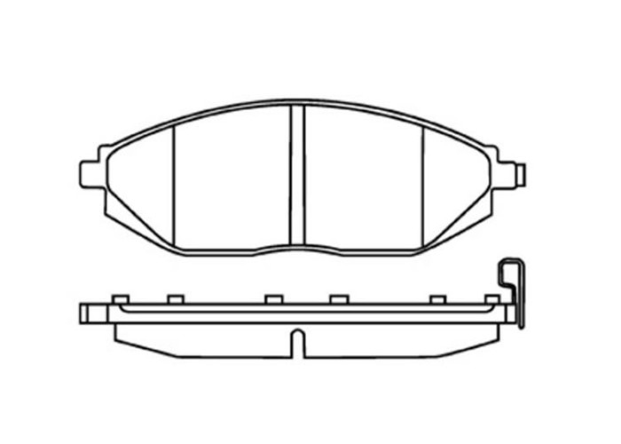 GDB4606 Front Brake Pad