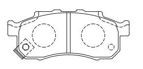 GDB7090 Front Brake Pad