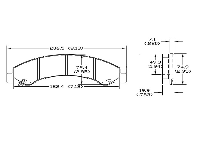 GDB7233 Front Brake Pad