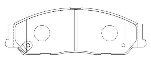 GDB7654 Front Brake Pad