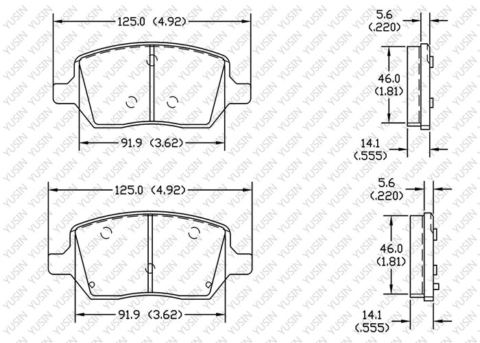 GDB7768 Rear Brake Pad