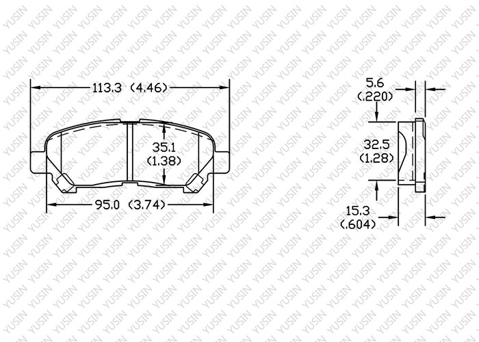 GDB7780 Rear Brake Pad