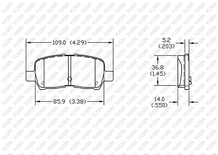 GDB7787 Rear Brake Pad