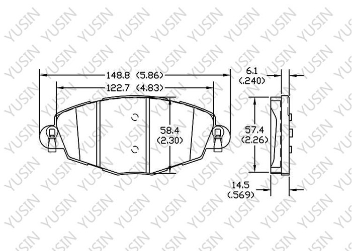 GDB7851 Front Brake Pad