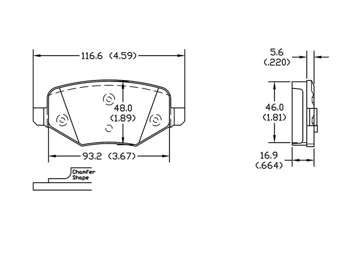 GDB7912 Rear Brake Pad