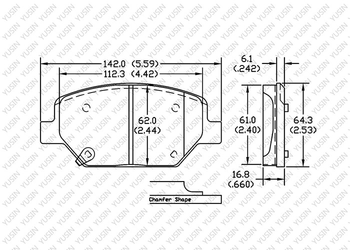 GDB7962 Front Brake Pad