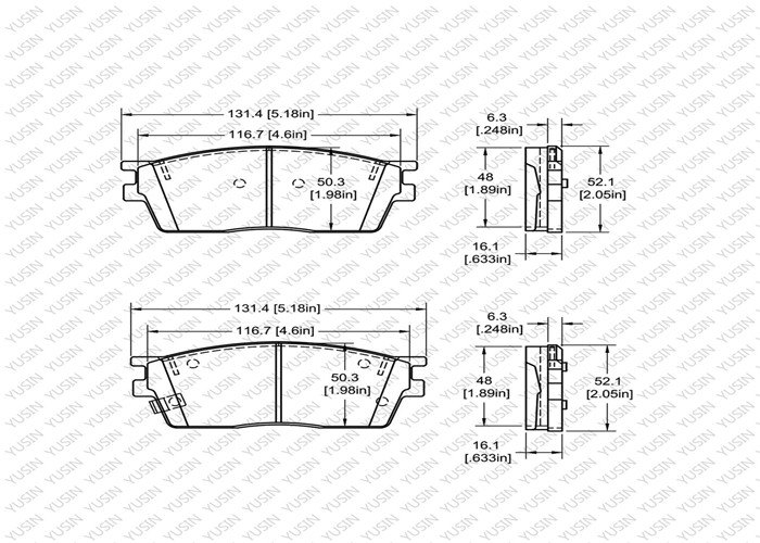 GDB7981 Front Brake Pad