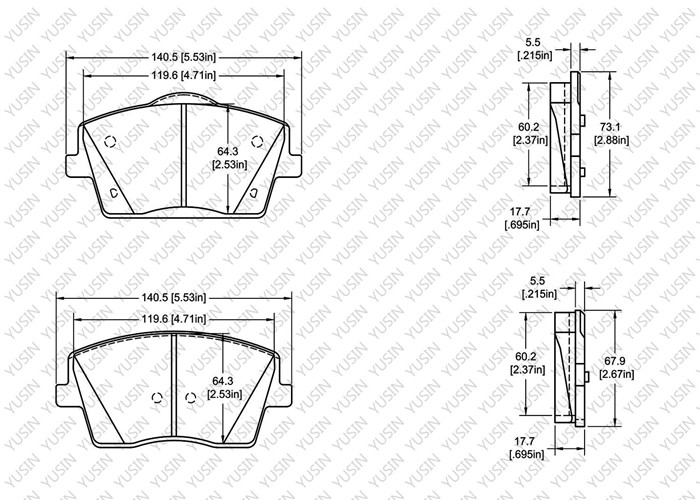 GDB8185 Front Brake Pad