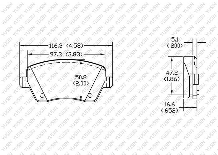 Lada Front Brake Pad