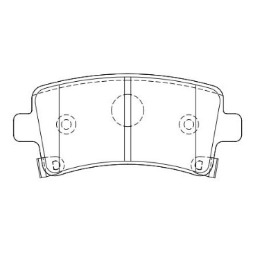 YHXBCP000002 Rear Brake Pad