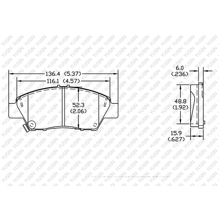 YHXBCP000020 Front Brake Pad