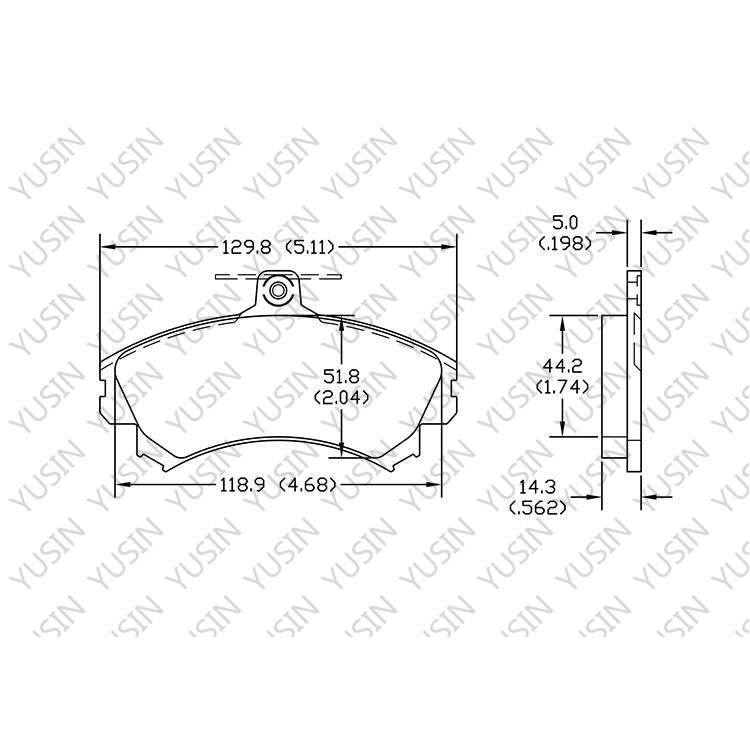 YHXBCP000031 Front Brake Pad