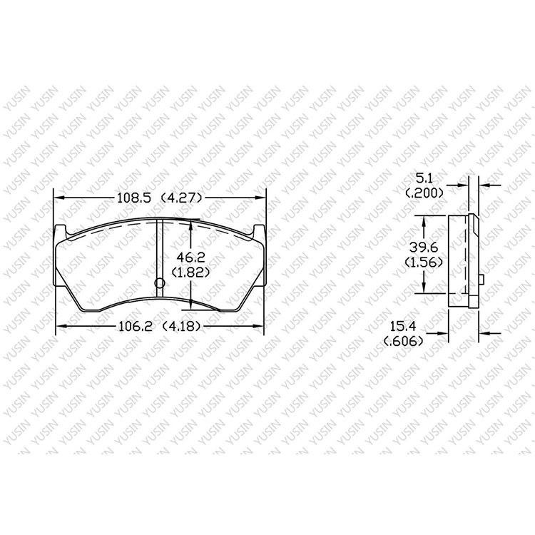 YHXBCP000039 Front Brake Pad