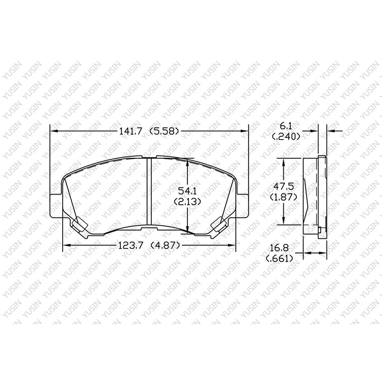 YHXBCP000045 Front Brake Pad