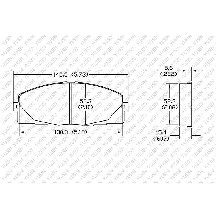 YHXBCP000053 Front Brake Pad