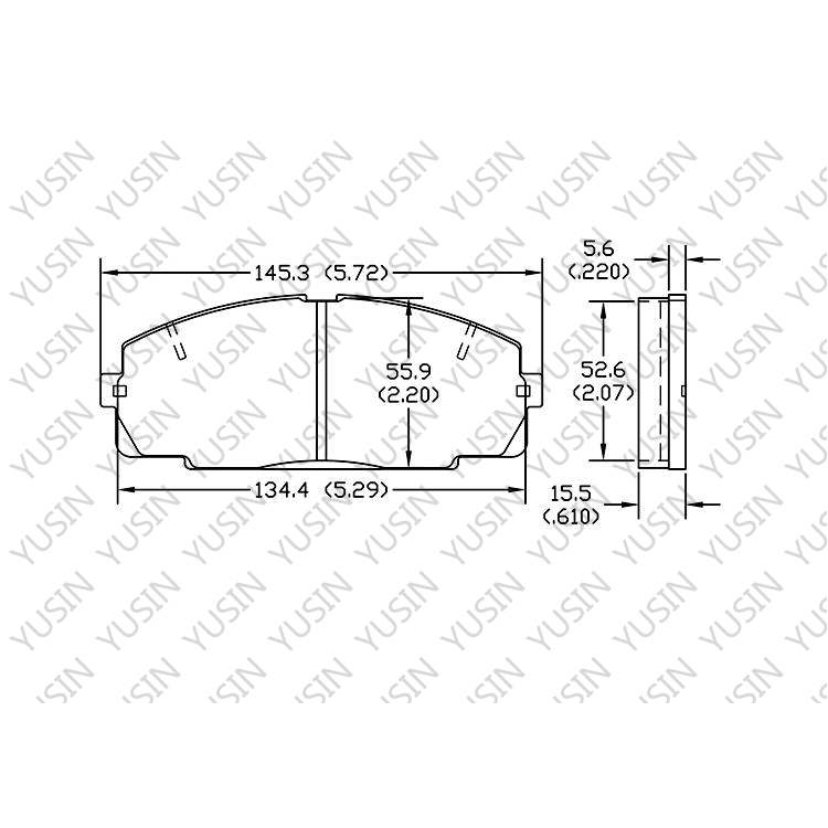 YHXBCP000056 Front Brake Pad