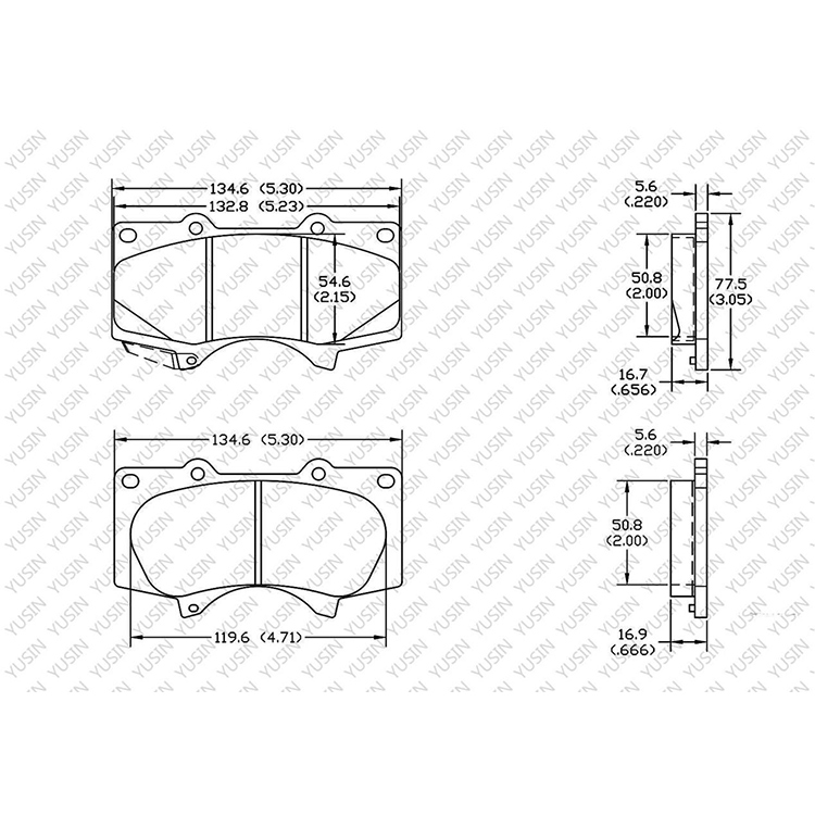 YHXBCP000064 Front Brake Pad