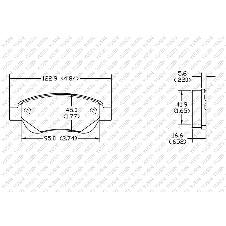 YHXBCP000073 Front Brake Pad