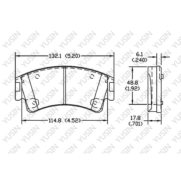 YHXBCP000095 Front Brake Pad