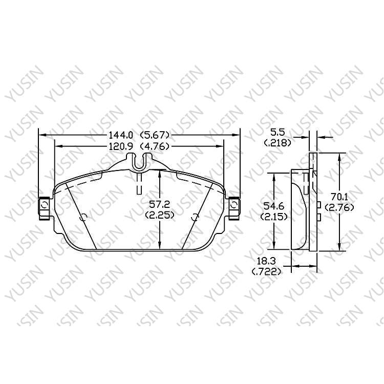 D1837 Front Brake Pad