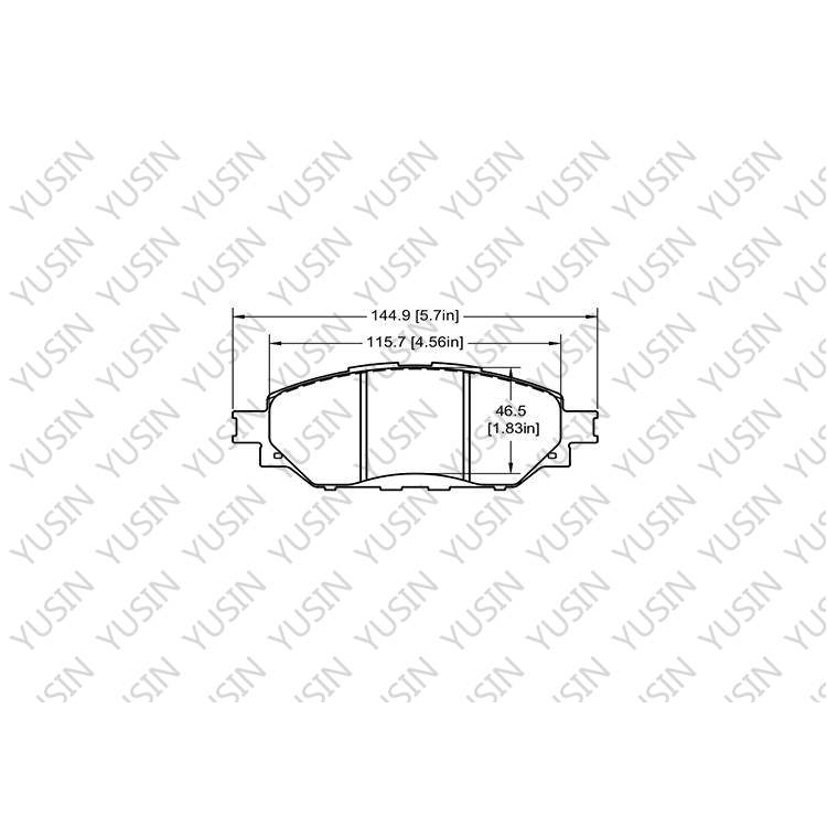 D2058 Front Brake Pad