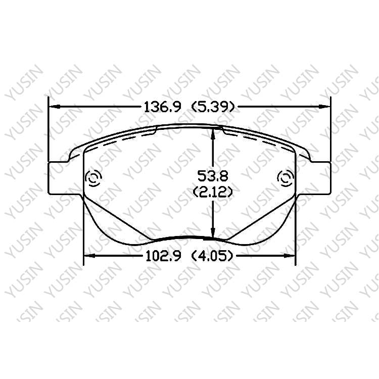 D1541 Front Brake Pad