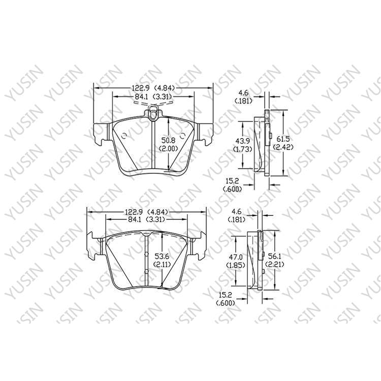 D1761 Front Brake Pad