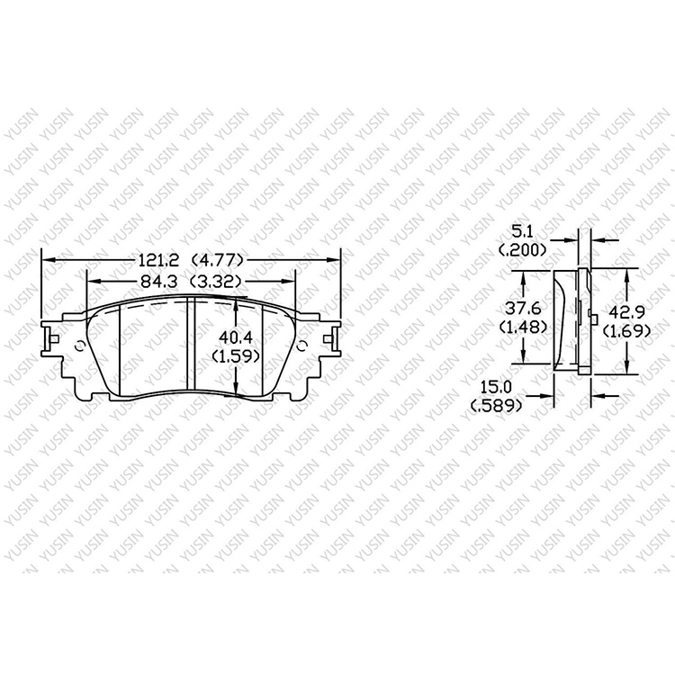 D1805 Front Brake Pad