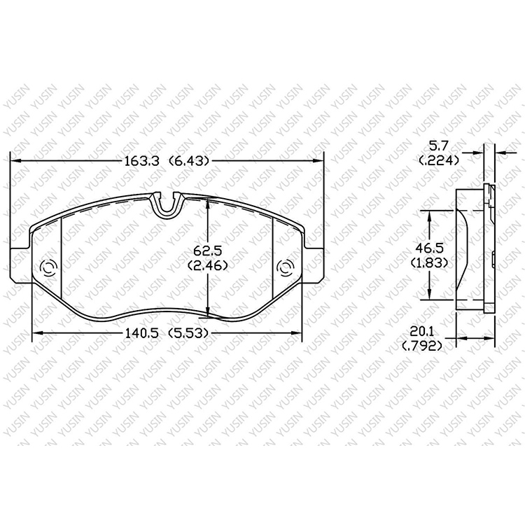 D1316 Front Brake Pad