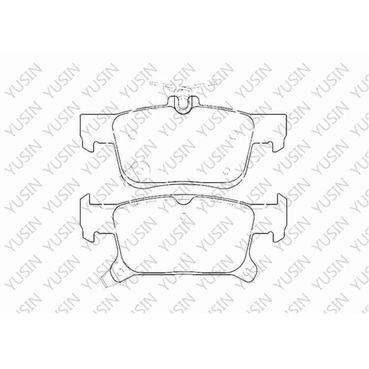 D1923 Rear Brake Pad