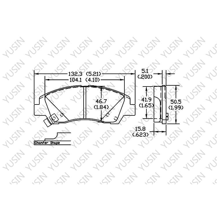 D1235 Front Brake Pad