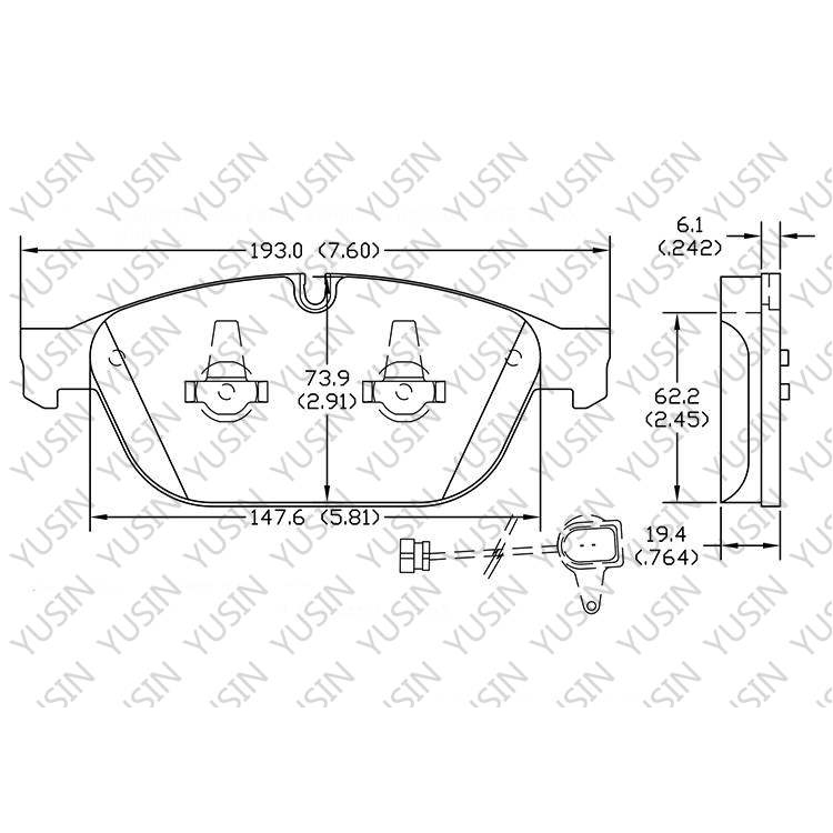 D1546 Front Brake Pad