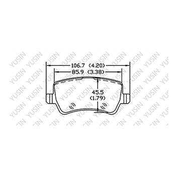 D1307 Front Brake Pad