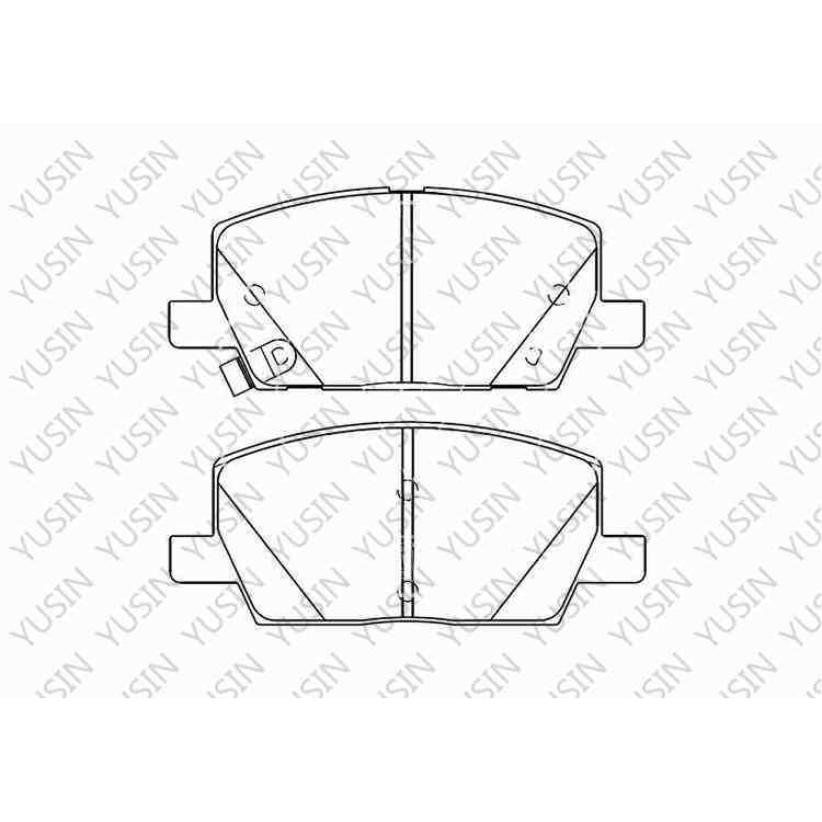 D2019 Front Brake Pad