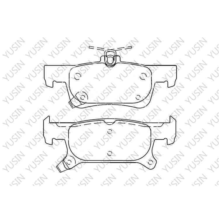 D2025 Rear Brake Pad