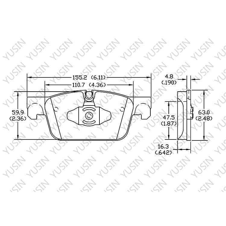 D1924 Front Brake Pad